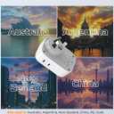 Australia Plug Adapter 2 Pack, TESSAN New Zealand Power Adapter with 4 Outlets 3 USB (2 USB-C), Type I Travel Adaptor for US to Australian Argentina China Fiji Samoa Tonga Kiribati