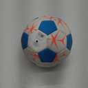 Champion Youth & Adult Soccer Ball - Paneled Design, Enhanced Control, Durable Cover & Butyl Bladder, for Indoor & Outdoor Training, Sizes 3, 4, 5, Includes 6" Pump (White/Fierce Tide/ Very Coral)