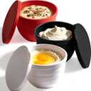 Silicone Bowl Liners for KitchenAid 5 Qt Tilt-Head Stand Mixer, 3 Mixing Bowl Inserts with Lids, Thicker, Cold & Heat Resistant, Foldable Storage, Dishwasher Safe