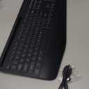 Wireless Keyboard with 9 Effects Backlits, Wrist Rest, Phone Holder, Rechargeable Ergonomic Computer Keyboard with Silent Keys, 2.4G Lag-Free Cordless Set for PC, Laptop, Windows, Mac (Keyboard Only)