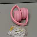 MIDOLA Kids Headphones Bluetooth 5.4 Wireless 68H Play Time Volume Limit 85/94dB Over-Ear Foldable Headset,Type-C Fast Charging,with Wired Aux Mic for Toddler Child Pad Tablet Pink