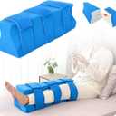 Hip Abduction Pillow - Hip Replacement Kit After Surgery Recovery | 2 in 1 HIPS Abductor Pillow | Adjustable Leg Separator & Knee Wedge Cushion for HIPS Bursitis Pain Relief and Sleeping Support