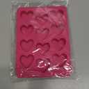 2 Pcs Heart Silicone Molds, Non-Stick Silicone Molds for Baking, Food Grade Heart Mold for Chocolate, Candies, Cakes, Soap, Candles