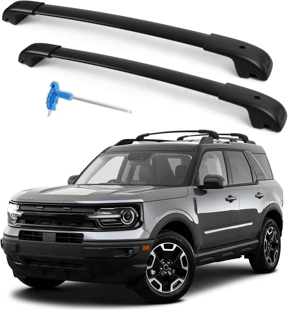 300LBS Roof Rack Cross Bars Compatible with Ford Bronco Sport On-Road Base