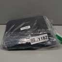 Maitys 100 Pcs 18"x20" Black Plastic Bags with Handles Large Merchandise Shopping Bags for Small Business, Retail, Boutique Stores, Gifts