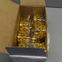 Cunhill 18 Pcs Mini Candy Bottles Mini Plastic Jars with Lids Small Champagne Bottles Storage Candy Favor Containers for Wedding Baby Shower Bridal Shower Party Favors Thank You Gifts (Gold)