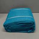 8' x 10' Turquoise Rectangle Sun Shade Sail Canopy Durable Fabric UV Block Awning, We Make Custom Sizes