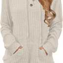 JomeDesign Womens Sweaters Fall Long Sleeve Hoodie Laides Sweatshirts Loose Casual Fashion Clothes XL (Apricot)