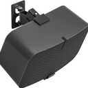 Yibracki Heavy Duty Speaker Wall Mount for Sonos 5 & Sonos Play 5 Wall Mount - Tilt & Swivel Adjustable Speaker Mounts for Sonos 5 & Five, Play 5 Gen 2 Wall Mounting Bracket, Black