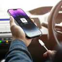 5 x Car Carplay Cable,USB A to Lightning Cable Compatible for iPhone 14 13 12 11 Pro Max XR XS X 8 7 6 Plus SE iPad iPod Air Mini Car Charger Cord3FT iPhone Charging Cord