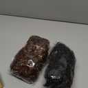 2 Pcs Afro Wig Short Curly Rocker Party Afro Wig 70s 80s Synthetic Fluffy Cosplay Fancy Funny Wigs for Men Women (Black, Brown)