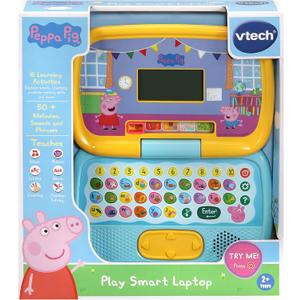 VTech Peppa Pig: Play Smart Laptop | Interactive Learning Laptop for Kids with Letters & Numbers | Suitable for Boys & Girls 2, 3, 4, 5 and 6 Years, English Version