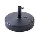 C-Hopetree 60 lb Heavy Duty Water Fillable Base Stand Weight for Patio Outdoor Market Table Umbrella, Black