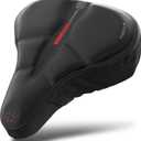 WITTKOP Bike Seat Cushion Made of Comfy Memory Foam I Bike seat Cover for Men & Women with Ergonomic 3-Zone-Concept I Bike Saddle Cover, for peleton seat cushin, Bicycle seat Cushion