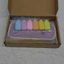 Janlaugh 38 Pcs Aesthetic College School Supplies with Pen Case Sticky Notes Gel Pens Highlighters Correction Tapes Back to School Stationery Kit(Candy Color,Cute)