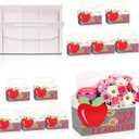 Sabary 24 Pcs Back to School Teacher Gifts 6 Cup Drink Carriers Bulk
