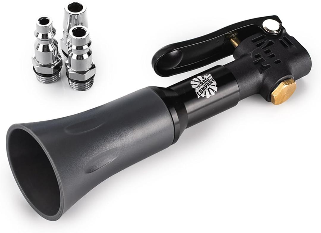 The Rag Company - Ultra Air Blaster Mini - Lift and Blast Dirt and Debris Away for Interior Detailing; Durable and Ergonomic Metal Design; Trigger Operated