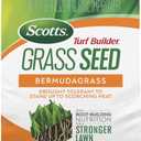 Scotts Turf Builder Grass Seed Bermudagrass – Lawn Seed with Grass Fertilizer and Soil Improver, DroughtTolerant, Covers up to 4,000 sq. ft., 4 lb.
