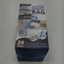 20 Pack Vacuum Storage Bags, Space Saver Bags (4 Jumbo/4 Large/4 Medium/4 Small/4 Roll) Compression for Comforters and Blankets, Sealer Clothes Storage, Hand Pump Included