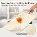 100% EVA Shelf Liner for Kitchen Cabinet, 12" x 240" Drawer Liners Non Adhesive Non Slip Waterproof Plastic Paper, Dresser Pantry Bathroom Refrigerator Protector, Cream