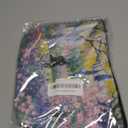 Flower Garden Black Cat Makeup Bag, Black Cat Gifts Cosmetic Bags for Women, Cats Lover Lady Mom Grandma Gifts, Wildflower Botanical Kitty Kitten Zipper Makeup Pouch