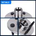 Autoround 521000 Rear Wheel Bearing and Hub Assembly Fit for Ford Explorer & Mercury Mountaineer 2002-2010, Ford Explorer Sport Trac 2007-2010, Lincoln Aviator 2003-2005, 5-Lug Pair