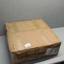 GENGTELI Rolling Stool With Wheels, Adjustable Height Swivel Chair, Black Cushioned Seat, Chrome Base With Castors (BLKk