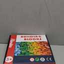 Building Blocks Set for Kids with Baseplate Big Building Bricks 101Pcs Classic Bulk Sensory Toy for Kids Toddlers Boys Girls 15 Random Colors Birthday Gift Compatible with Lego All Major Brand (101pieces)