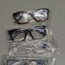 CCVOO 1.75 Reading Glasses for Women, Stylish Eyeglasses, Blue Light Readers for Women, Computer Eye Glasses, Cheaters (Black + Transparent + Marbel Mint Solid Color+ Half Leopard/Half Brown)