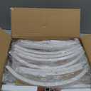 Wedding Arch, Metal Arch Backdrop Stand, Balloon Arch Stand Wedding Frame for Ceremony Decoration (White, 6FT, 5FT, 4FT Arch Backdrop)