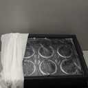 KOHUDIS Watch Winder for 2/ 4/ 6/ 9 Automatic Watches, high-end Leather Making, Super Quiet Mabuchi Motor, Two Power Modes, Built-in led Lights (Black Watch Winders for 6 Watches)