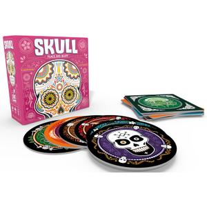 Asmodee Skull Party Game - Bluffing and Strategy Game, Family Fun for Kids & Adults, Ages 13+, 3-6 Players, 30 Minute Playtime