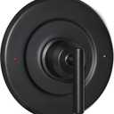 Shower Handle Replacement For Moen T2901BL Gibson Posi-Temp Valve Trim Kit，Matte Black Shower Trim Kit Shower Lever Handle（#2510 Valve Required）