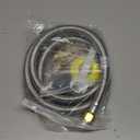 Upgraded 6 Feet High Pressure Braided Propane Hose Extension with Conversion Coupling 3/8" Flare to 1/2" Female NPT, 1/4" Male NPT, 3/8" Male Flare for BBQ Grill, Fire Pit, Heater