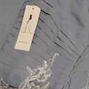 Mother of The Bride Dresses with Sleeves Long Chiffon Lace Appliques Formal Evening Dresses for Wedding, L/XL, Charcoal Gray 