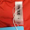 Yonique Women's Two Piece Swimsuits One Shoulder Tankini Tummy Control Bathing Suits Ruffle Swimwear.Medium.  Chili Red