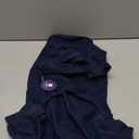 cyeollo Fleece Dog Pajamas Onesie Pjs Jumpsuit Thermal Stretchy Pet Clothes Outfits Winter Dog Pajamas for Small Medium Dogs, Navy XL (X-Large (chest Girth: 21"-25"))