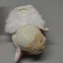 My OLi Sleepy Angel Lamb 9" Plush Sheep Stuffed Animal Plays Jesus Loves Me Soft Toy Best Bedtime Friends Gifts for Babies Kids Girls Boys (White Sleepy Lamb)
