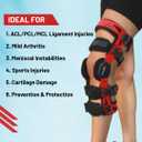 Knee Brace for Acl/Ligament/Sports Injuries/Arthritis (OA)/Knee Joint Pain Relief for Men & Women (Size-13) 
