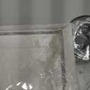 Bathroom Exhaust Fan with Light, 10" Inch Square Bath Fan Light, 141CFMCeiling Mount Ventilation Fan, Ultra Quiet 1.0 Sone Shower Exhaust with LED Lights for Home/Office