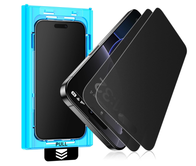 Mothca 2 Pack Matte Privacy Screen Protector for iPhone 17 Pro Max/iPhone 16 Pro Max 6.9inch [Auto Fit Box DustFree] Anti Spy AntiGlare AntiFingerprint Full Coverage Protection Tempered Glass