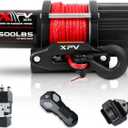 12V 4500 lb Winch Electric Winch for Towing ATV/UTV Off Road with Wireless Remote Control Mounting Bracket and Wired Handle,Waterproof IP67(Synthetic Rope) (Black)