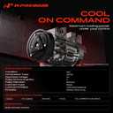 A-Premium Air Conditioner AC Compressor with Clutch | Compatible with Subaru XV Crosstrek 2.0L 2014-2015