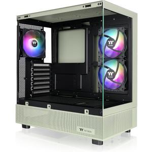 Thermaltake View 270 Plus TG ARGB Matcha Green Mid Tower E-ATX Case; 3x120mm ARGB Fans Included; Support Up to 360mm Radiator; Front & Side Dual Tempered Glass Panel; CA-1Y7-00MEWN-01