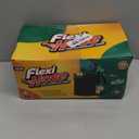 Flexi Hose with 8 Function Nozzle, 50FT - Lightweight Expandable Garden Hose, No-Kink Flexibility, 3/4 Inch Solid Brass Fittings and Double Latex Core - Green