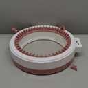 BZVV SENTRO Knitting Machine, 48 Needles Smart Knitting Crochet Machine with Row Counter for Adults and Beginners, Weaving Loom Machine Kit for Christmas New Year Gifts (Pink)