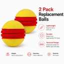 TYPTI Balls,6 Pack, 3.46-Inch PU Foam Replacement Sports Balls for TYPTI Games, Lightweight, Durable and Textured