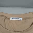 MANGOPOP Crew Neck Long Sleeve T Shirts for Women Fitted Shirts Tight Neck T Shirts Basic Tee Tops (Large)