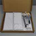 Key Holder Wall Mount, Mail Shelf Decor with 3 Key Hooks, Versatile Wood Wall Organizer for Entryway Hallway (8.2 x 10.6x 3.6) (White)