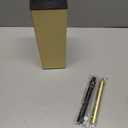 BVL Toilet Brush and Hoder Set Brushed Gold Freestanding for Bathroom